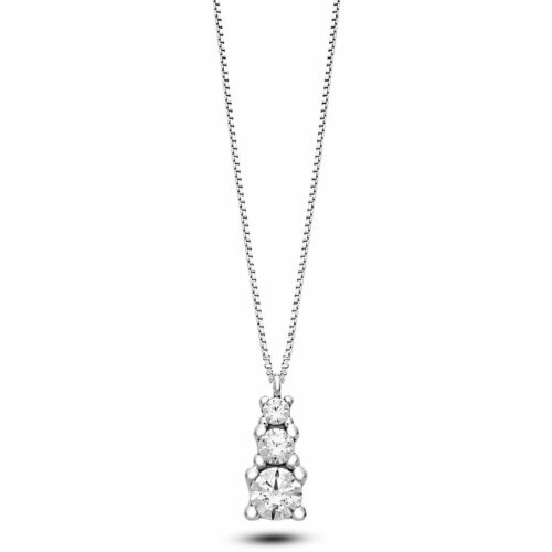 Collana Ambrosia Oro e Zirconi AGZ 330