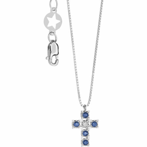 Collana Comete Oro e Zaffiri GLB 1557