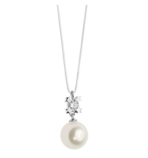 Collana Comete Oro, Diamanti e Perle GLP 589
