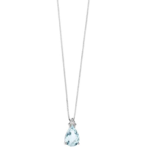Collana Comete Oro e Acquamarina GLQ 279