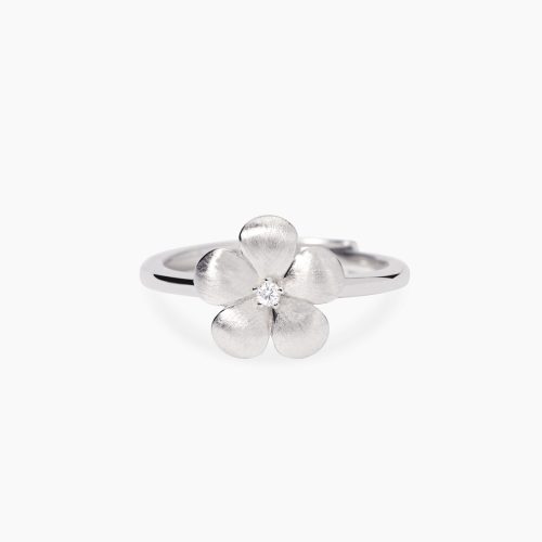 Anello in argento 925/°°° zirconi