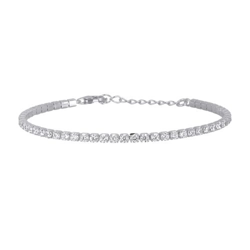 Bracciale Tennis Argento Mabina