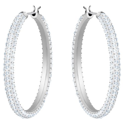 STONE:ORECCHINO A BUCO HOOP CRY/RHS