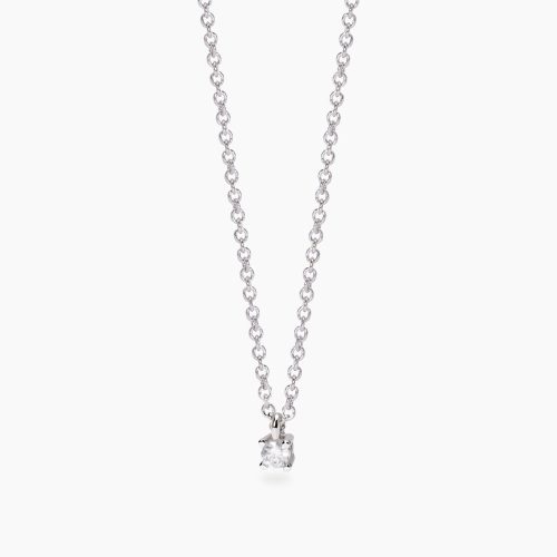 Girocollo in argento 925/°°° diamanti lab-grown