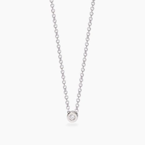 Girocollo in argento 925/°°° diamanti lab-grown