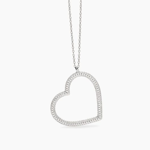 Collana in argento 925/°°° zirconi