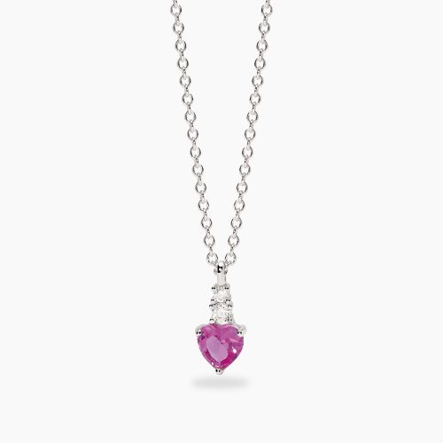 Girocollo in argento 925/°°° corindone sint zirc
