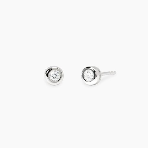 Orecchini in argento 925/°°° diamanti lab-grown