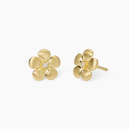 Orecchini in argento 925/°°° dorato zirconi