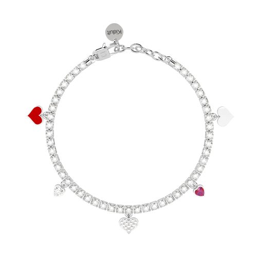 Bracciale in acciaio 316L rub sin sma cris zirc