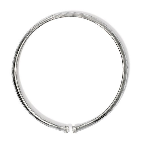 Girocollo in acciaio 304/316L cristalli