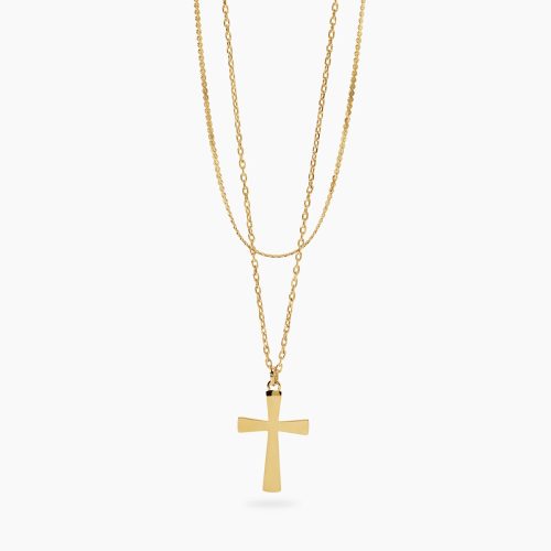 Girocollo in acciaio 316L PVD giallo