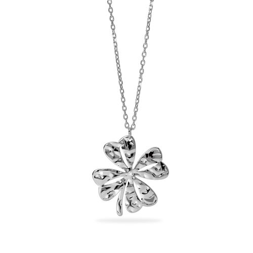 Collana in acciaio 316L cristalli