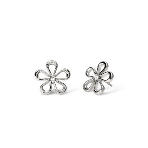 Orecchini in acciaio 316L cristalli