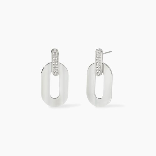 Orecchini in acciaio 316L cristalli