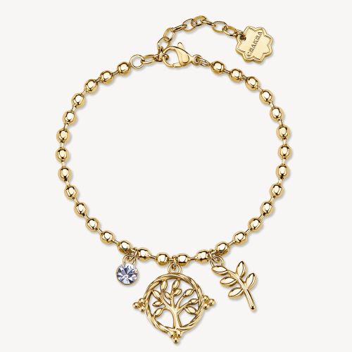 Bracciale CHAKRA in acciaio 316L, finitura pvd col