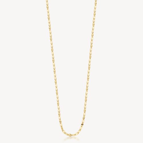 Collana lunga ESSENTIAL in acciaio 316L, finitura BNL008