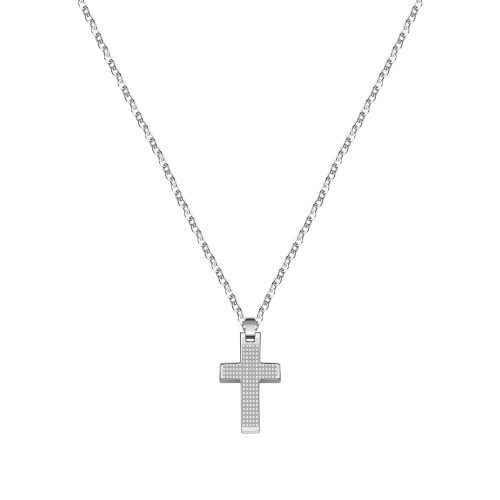 MOTOWN NECKL PENDANT CROSS SS 60CM