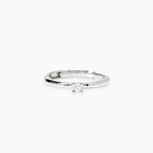 Anello in argento 925/°°° diamanti lab-grown