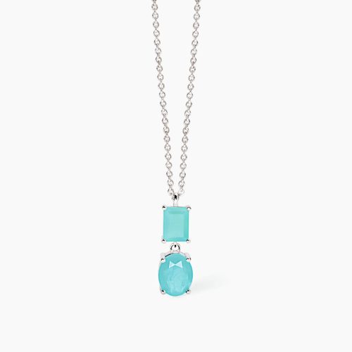 Girocollo in argento 925/ººº glass cr rocca