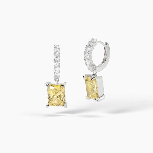 Orecchini in argento 925/°°° zirconi