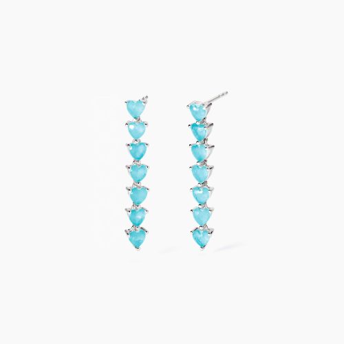 Orecchini in argento 925/ººº glass cr rocca